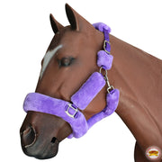 Hilason Comfort Fleece Nylon Horse Halter Purple
