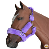 Hilason Comfort Fleece Nylon Horse Halter Purple - Uhorse