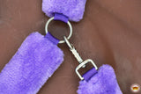 Hilason Comfort Fleece Nylon Horse Halter Purple