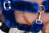 Hilason Comfort Fleece Nylon Horse Halter Royal Blue