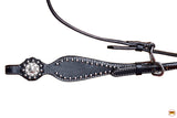 HILASON Western HorseConcho American Leather Headstall