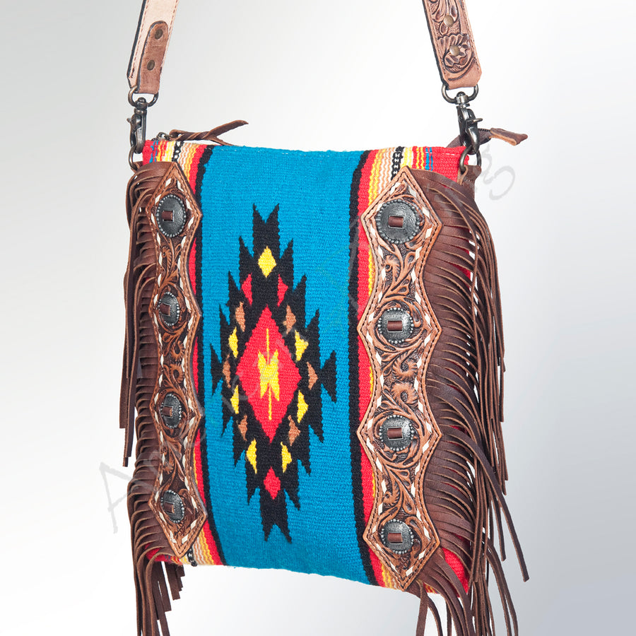 American Darling Crossbody Saddle Blanket Genuine Leather W. Women Bag by Hilason – Cowboy and equestrian accessories