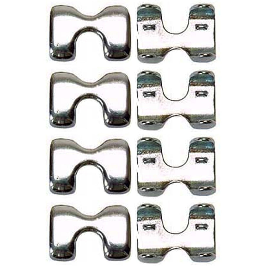 Set of 4 Hilason Steel Cable Rope Clamp Zinc Plated - Uhorse