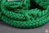 1" X 8Ft Hilason Braided Poly Barrel Horse Racing Flat Reins