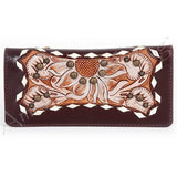 American Darling Clutch Hand Tooled Genuine Leather Women Bag Western Handbag Purse