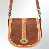 ADBG679A American Darling Hand Tooled Genuine Leather Women Bag Western Handbag Purse