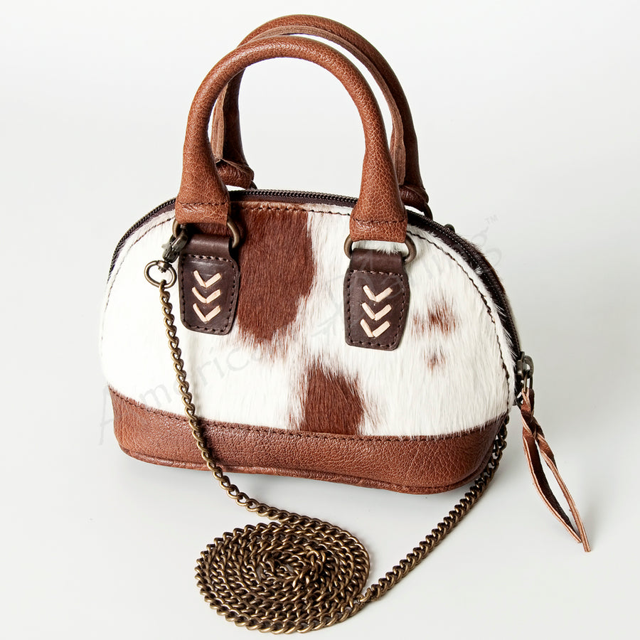 American Darling Tote Hair On Genuine Leather Women Bag W. Handbag by Hilason – Cowboy and equestrian accessories