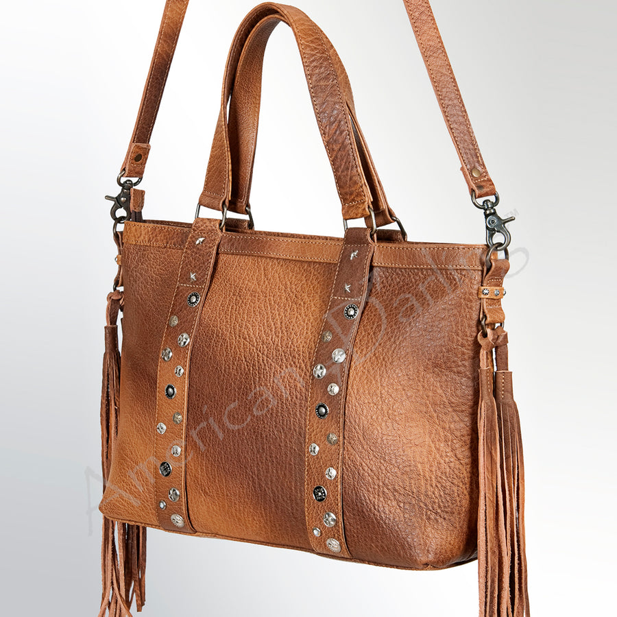 American Darling Tote Full Grain Genuine Leather W. Women Bag Handbag by Hilason – Cowboy and equestrian accessories
