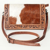 ADBG683 American Darling Hand Tooled Hair On Genuine Leather Women Bag Western Handbag Purse