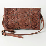 American Darling Cross Body Hair On Full Grain Genuine Leather Western Women Bag Handbag Purse |