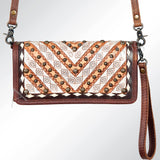 American Darling ADBG486A Wallet Hand Tooled Genuine Leather Women Bag Western Handbag Purse