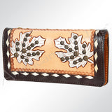 American Darling ADBG488N Clutch Hand Tooled Genuine Leather Women Bag Western Handbag Purse