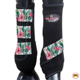 HILASON L M S Horse Front Leg Sport Boots| Printed Sport Boots| Horse Boots