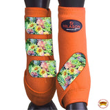 HILASON L M S Horse Front Leg Sport Boots| Printed Sport Boots| Horse Boots