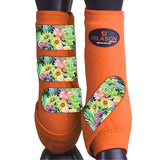HILASON L M S Horse Front Leg Sport Boots| Printed Sport Boots| Horse Boots