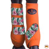 HILASON L M S Horse Front Leg Sport Boots| Printed Sport Boots| Horse Boots
