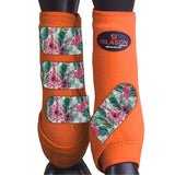 HILASON L M S Horse Front Leg Sport Boots| Printed Sport Boots| Horse Boots