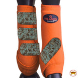 HILASON L M S Horse Front Leg Sport Boots| Printed Sport Boots| Horse Boots