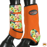 HILASON L M S Horse Front Leg Sport Boots| Printed Sport Boots| Horse Boots