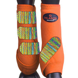 HILASON L M S Horse Front Leg Sport Boots| Printed Sport Boots| Horse Boots