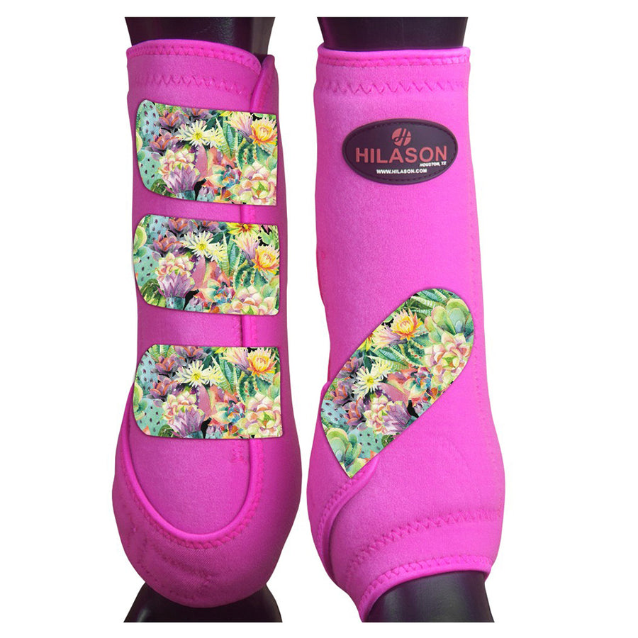 HILASON L M S H. Rear Hind Leg Sport Boots Printed Hind Rear Leg Boots by Hilason – Cowboy and equestrian accessories