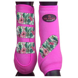 HILASON L M S H. Rear Hind Leg Sport Boots Printed Hind Rear Leg Boots by Hilason – Cowboy and equestrian accessories