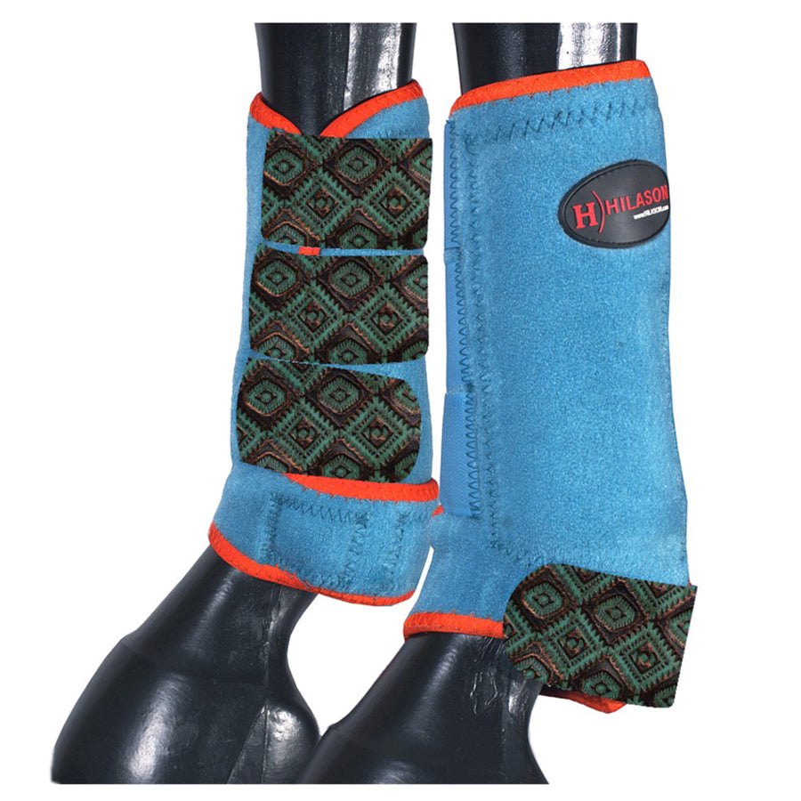 HILASON L M S H. Front Leg Sport Boots| Printed Sport Boots| H. Boots by Hilason – Cowboy and equestrian accessories