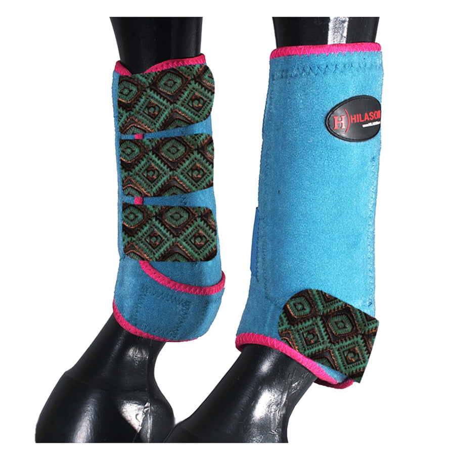 HILASON L M S H. Front Leg Sport Boots| Printed Sport Boots| H. Boots by Hilason – Cowboy and equestrian accessories