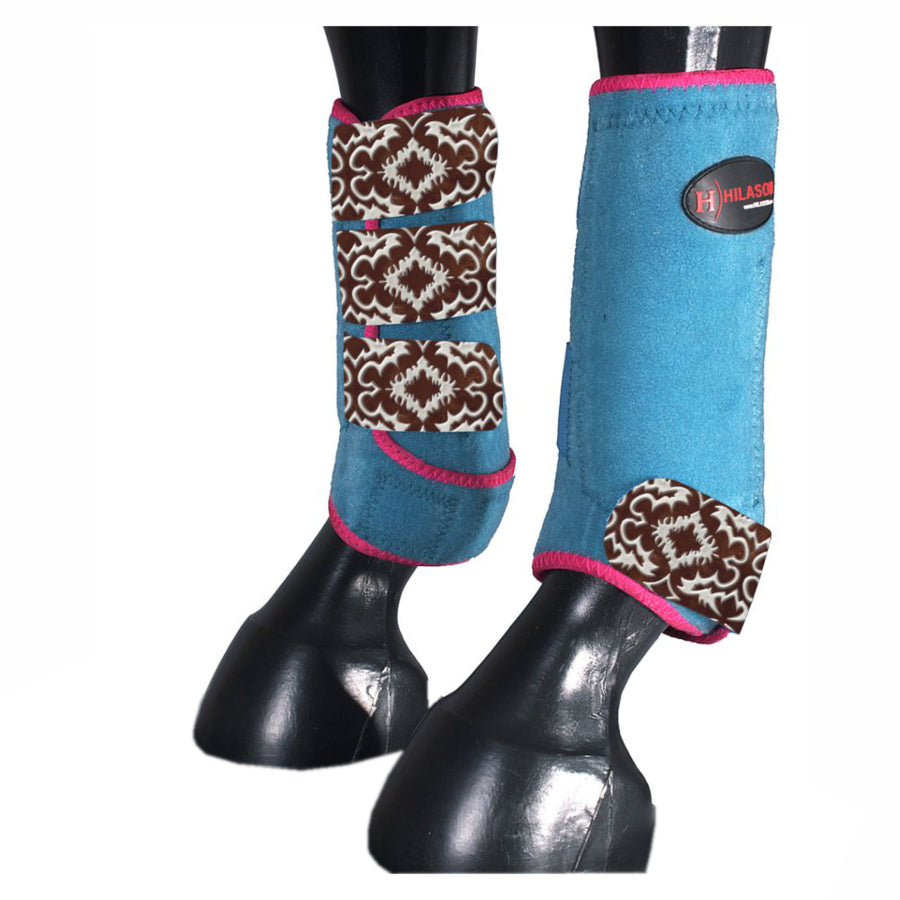 HILASON L M S H. Front Leg Sport Boots | Jumping Printed by Hilason – Cowboy and equestrian accessories
