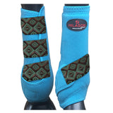HILASON L M S Horse Front Leg Sport Boots| Printed Sport Boots| Horse Boots