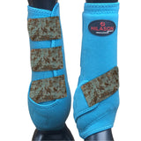 HILASON L M S Horse Front Leg Sport Boots| Printed Sport Boots| Horse Boots
