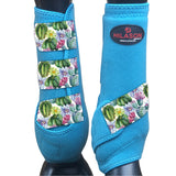 HILASON L M S Horse Front Leg Sport Boots| Printed Sport Boots| Horse Boots