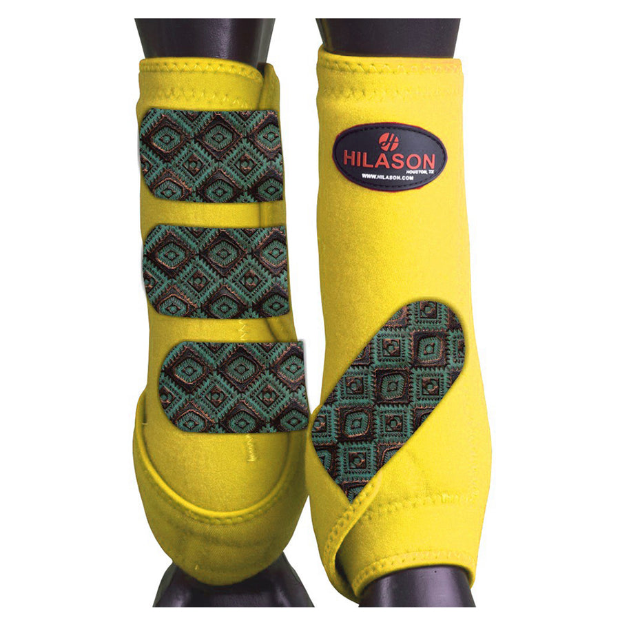 HILASON L M S H. Rear Hind Leg Sport Boots Printed Hind Rear Leg Boots by Hilason – Cowboy and equestrian accessories