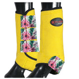 HILASON L M S H. Rear Hind Leg Sport Boots Printed Hind Rear Leg Boots by Hilason – Cowboy and equestrian accessories