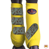 HILASON L M S Horse Front Leg Sport Boots| Printed Sport Boots| Horse Boots