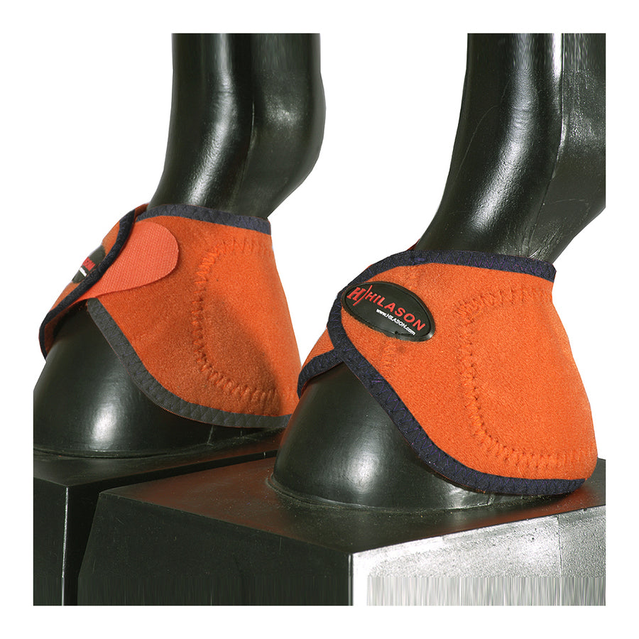 HILASON Ballistic Overreach Bell Boots for Horses Protective, Shock Absorbing, Durable and Comfortable Quick Wrap - Uhorse