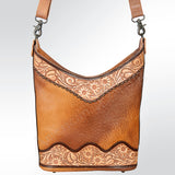 American Darling Hand Tooled Hair On Genuine Leather Women Bag Western Handbag Purse