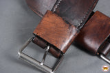 Hilason Western Leather Horse Saddle Girth Cinch Brown