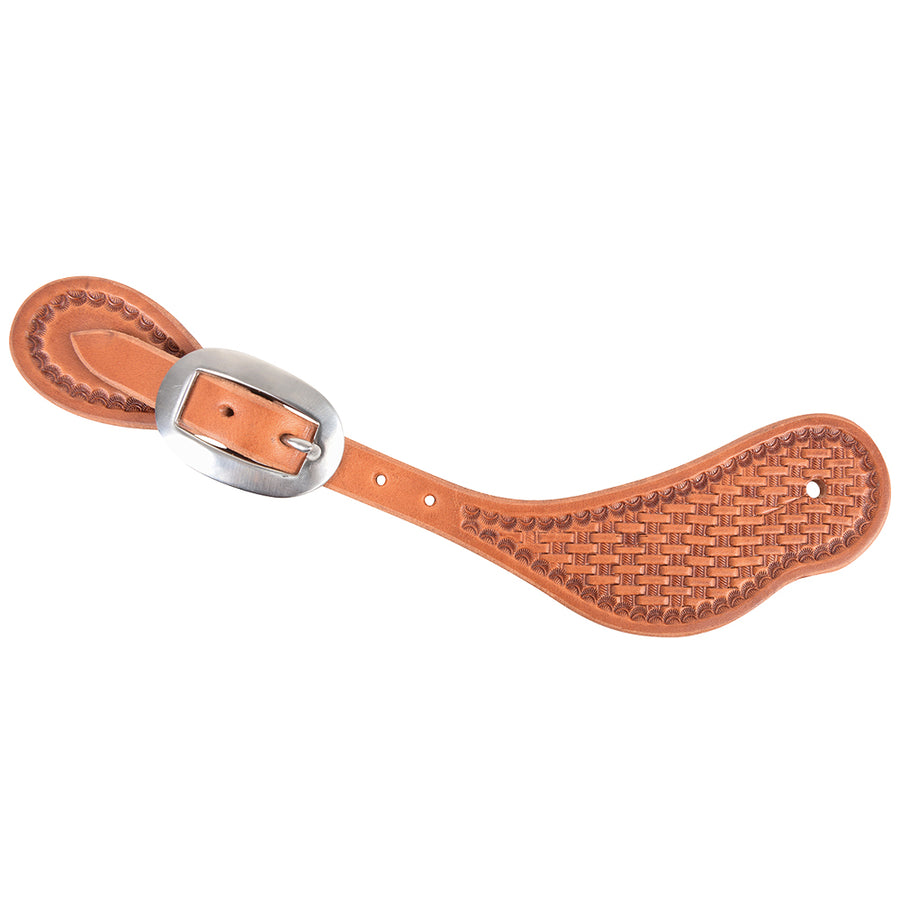 Martin Saddlery Spur Strap Cowboy Large Natural by Hilason – Cowboy and equestrian accessories