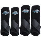 Med Professionals Choice Sports Medicine 2XCOOL Horse 4 Pack Boots Black