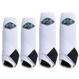 Small Professionals Choice 2XCool H. Sports Boots 4pk White by Hilason – Cowboy and equestrian accessories