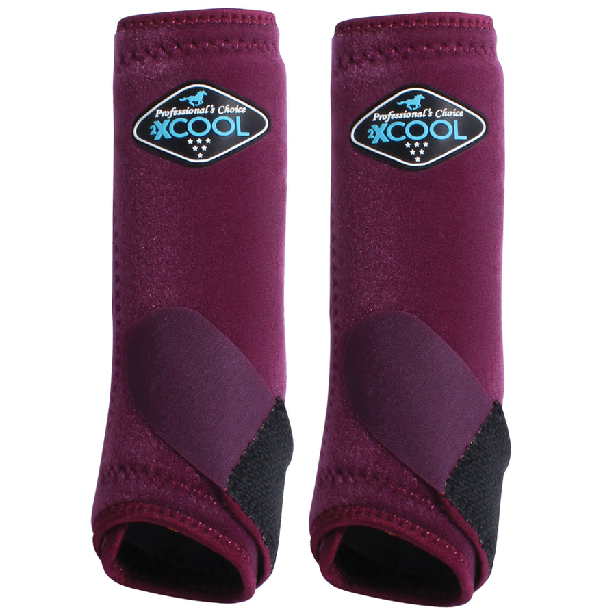 Med Professionals Choice Sports Medicine 2XCOOL H. Front Boots Wine – by Hilason – Cowboy and equestrian accessories