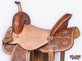 15 In Hilason Western Horse Barrel Racing Trail Pleasure American Leather Saddle