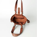 American Darling Hand Tooled Genuine Leather Women Bag Western Handbag Purse