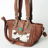 American Darling Hand Tooled Genuine Leather Women Bag Western Handbag Purse