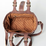 American Darling Hand Tooled Genuine Leather Women Bag Western Handbag Purse