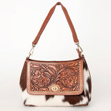 American Darling Hobo Hand Tooled Hair On Genuine Leather Women Bag Western Handbag Purse