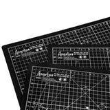 9 In X 12 Angelus Self Healing Cutting Mat Black