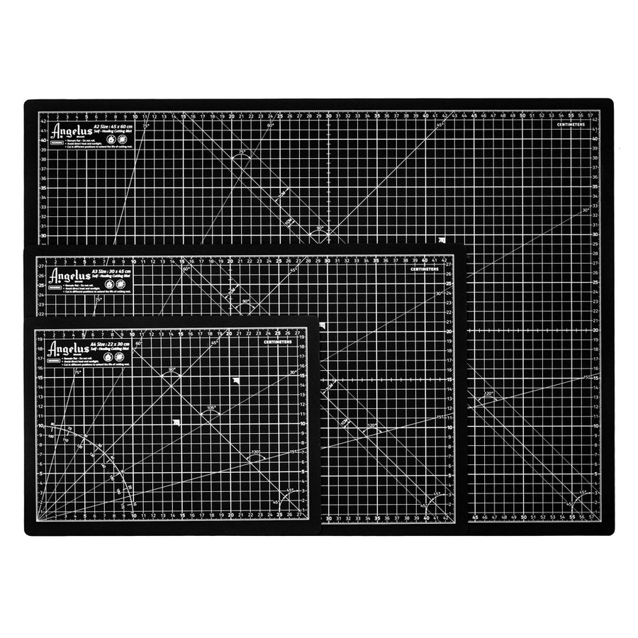 18 In X 24 Angelus Self Healing Cutting Mat Black - Uhorse