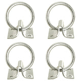 Set of 4 Hilason 2 in Cross Tie Ring w/ 2mm sheet Zinc Plt. by Hilason – Cowboy and equestrian accessories